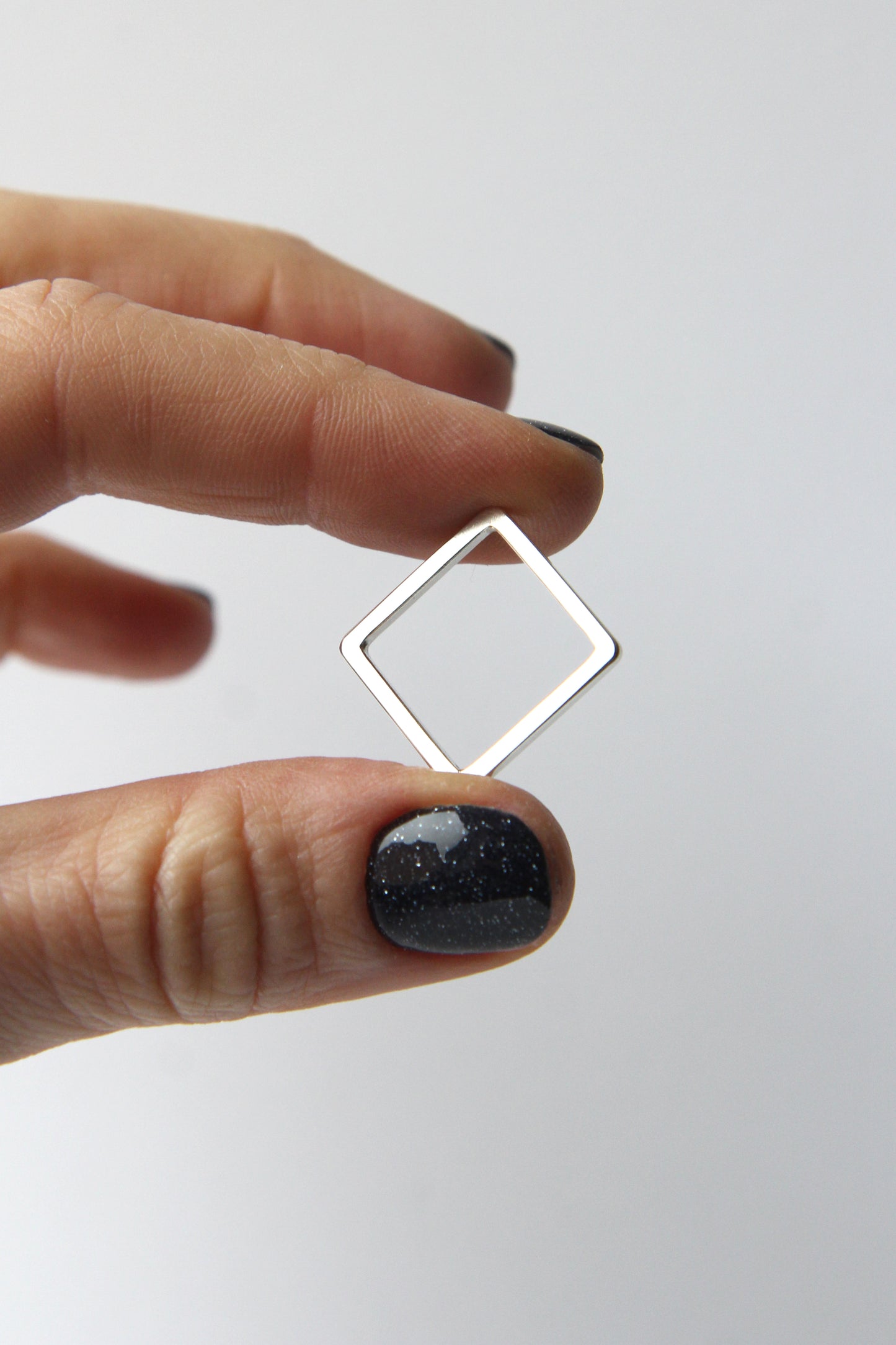 Fine Silver Square Ring