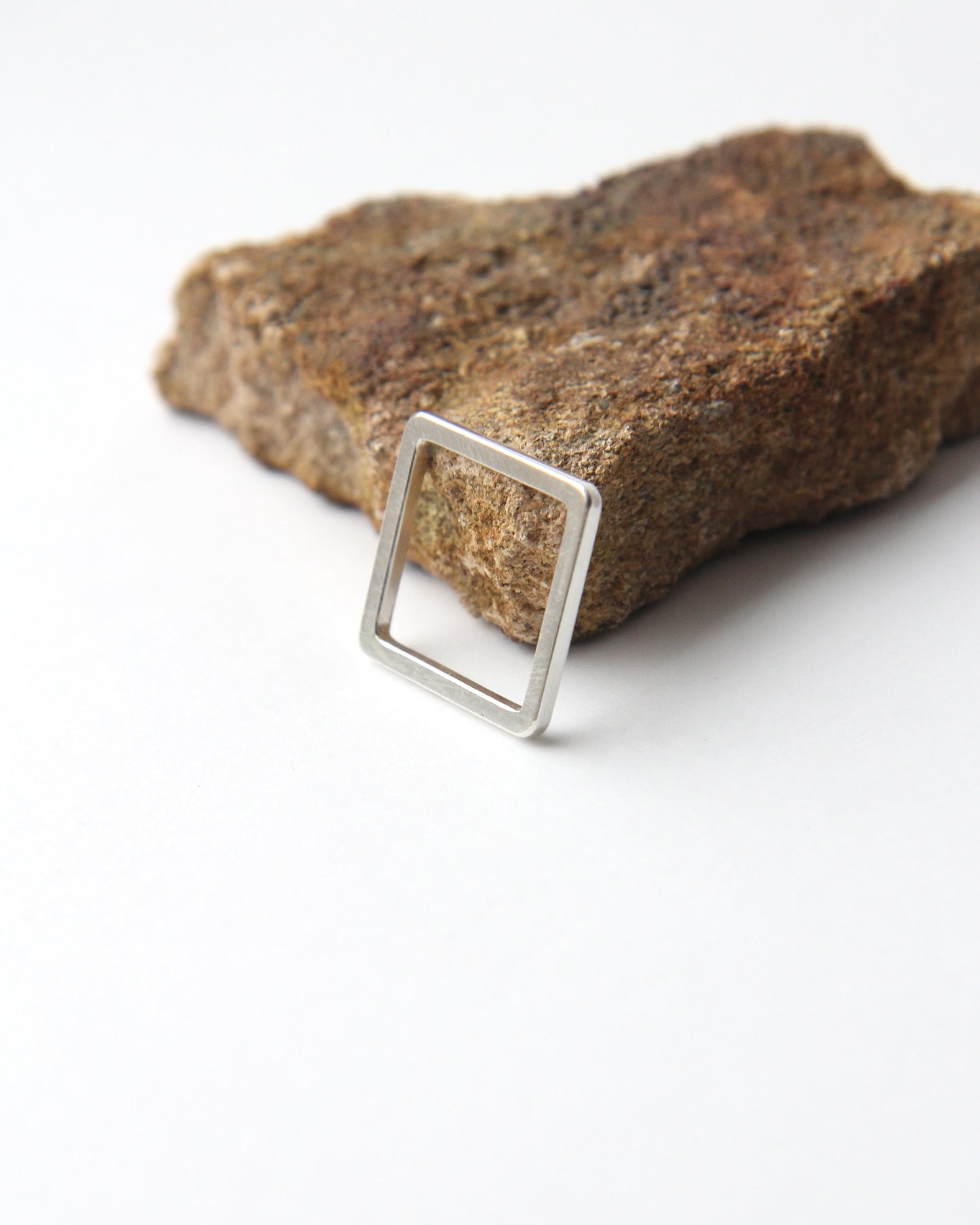 Fine Silver Square Ring