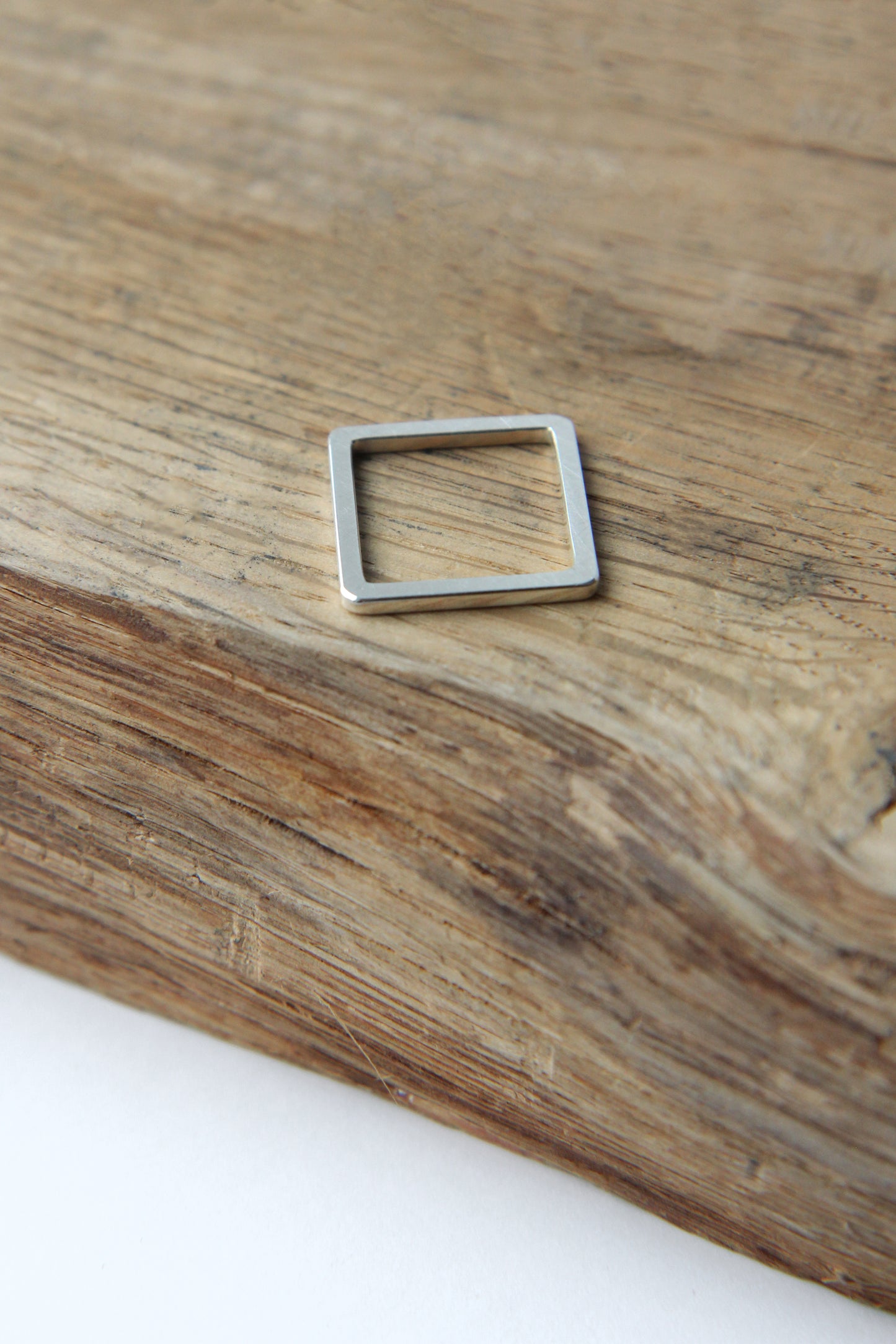 Fine Silver Square Ring