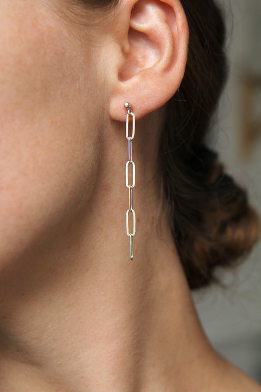 NEW ✨ Silver Chain Earrings