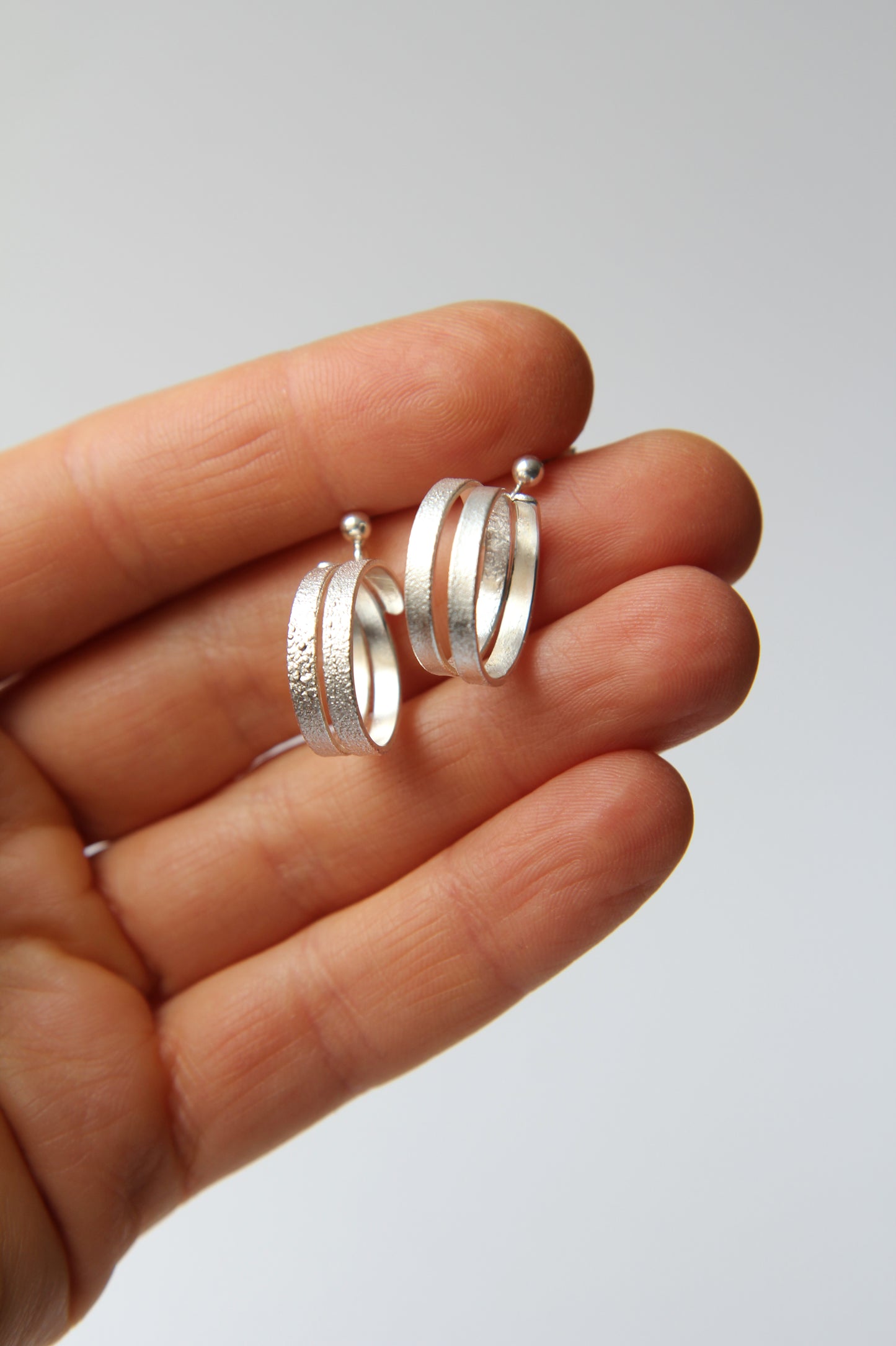 NEW! ✨ Fine Ribbon Silver Earrings