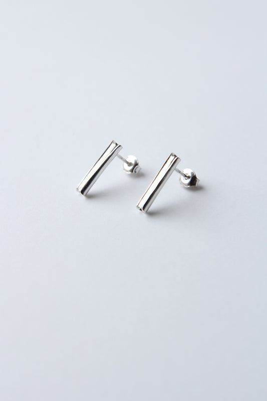 NEW! ✨ Fine Silver Tube Earrings - short