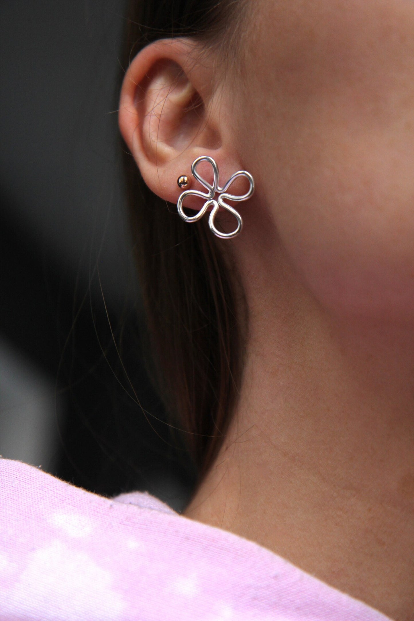 Silver Clover Earrings