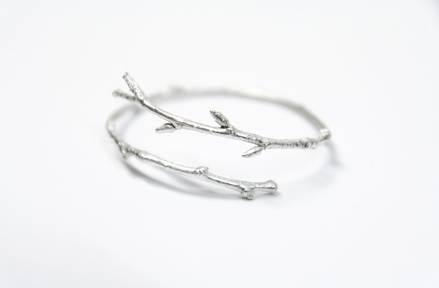 Silver Twig Bracelet