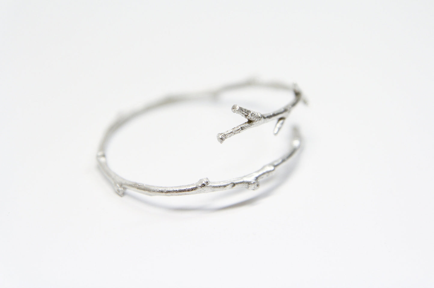 Silver Twig Bracelet