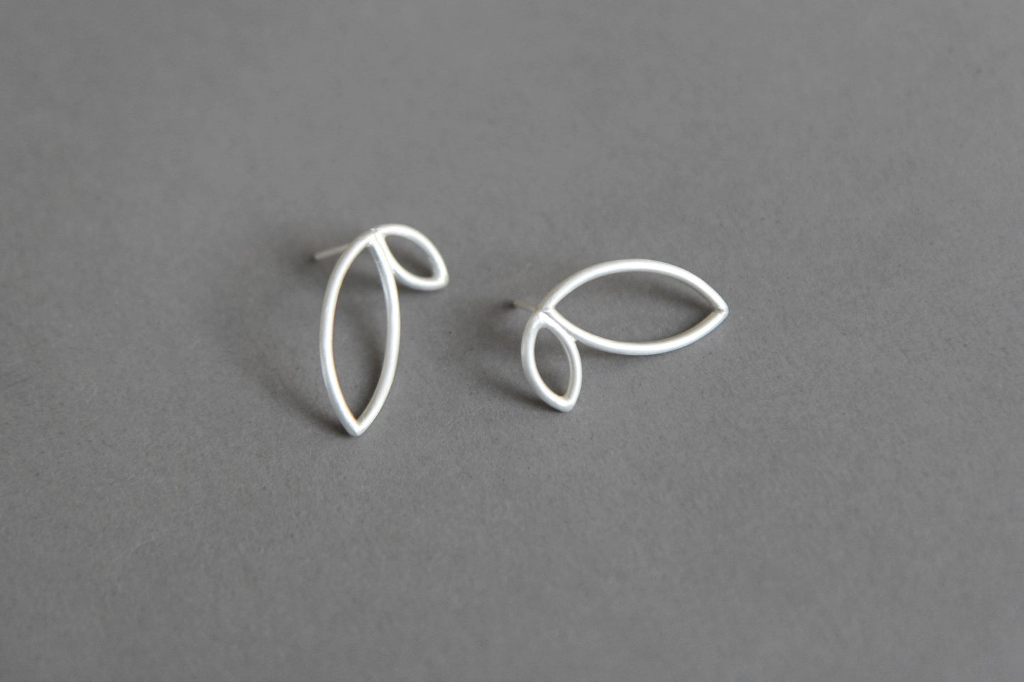 Botanical Silver Earrings