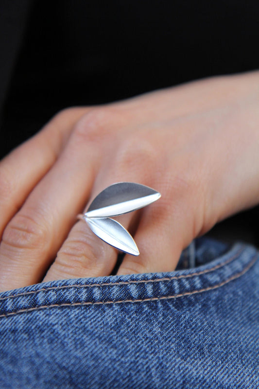 Botanical Silver Ring