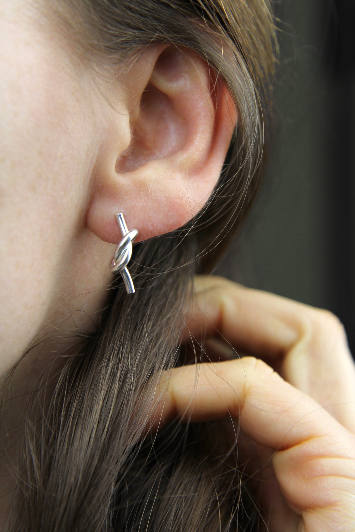 NEW! ✨ Silver Knot Earrings - small