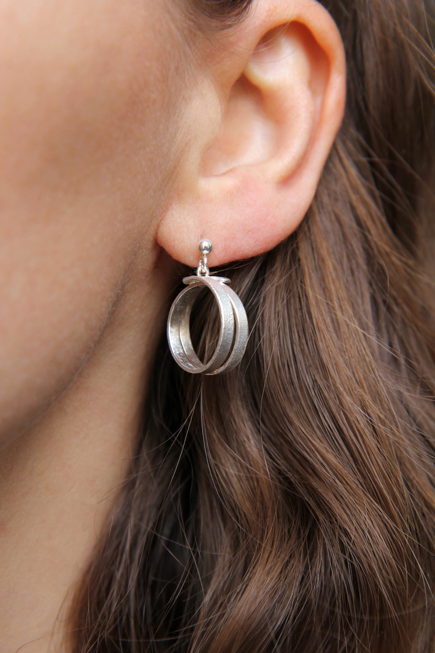 NEW! ✨ Fine Ribbon Silver Earrings