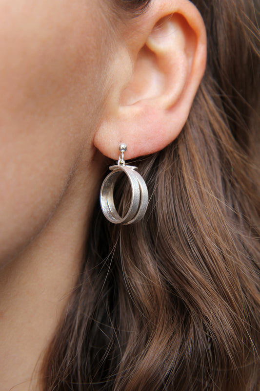 NEW! ✨ Fine Ribbon Silver Earrings