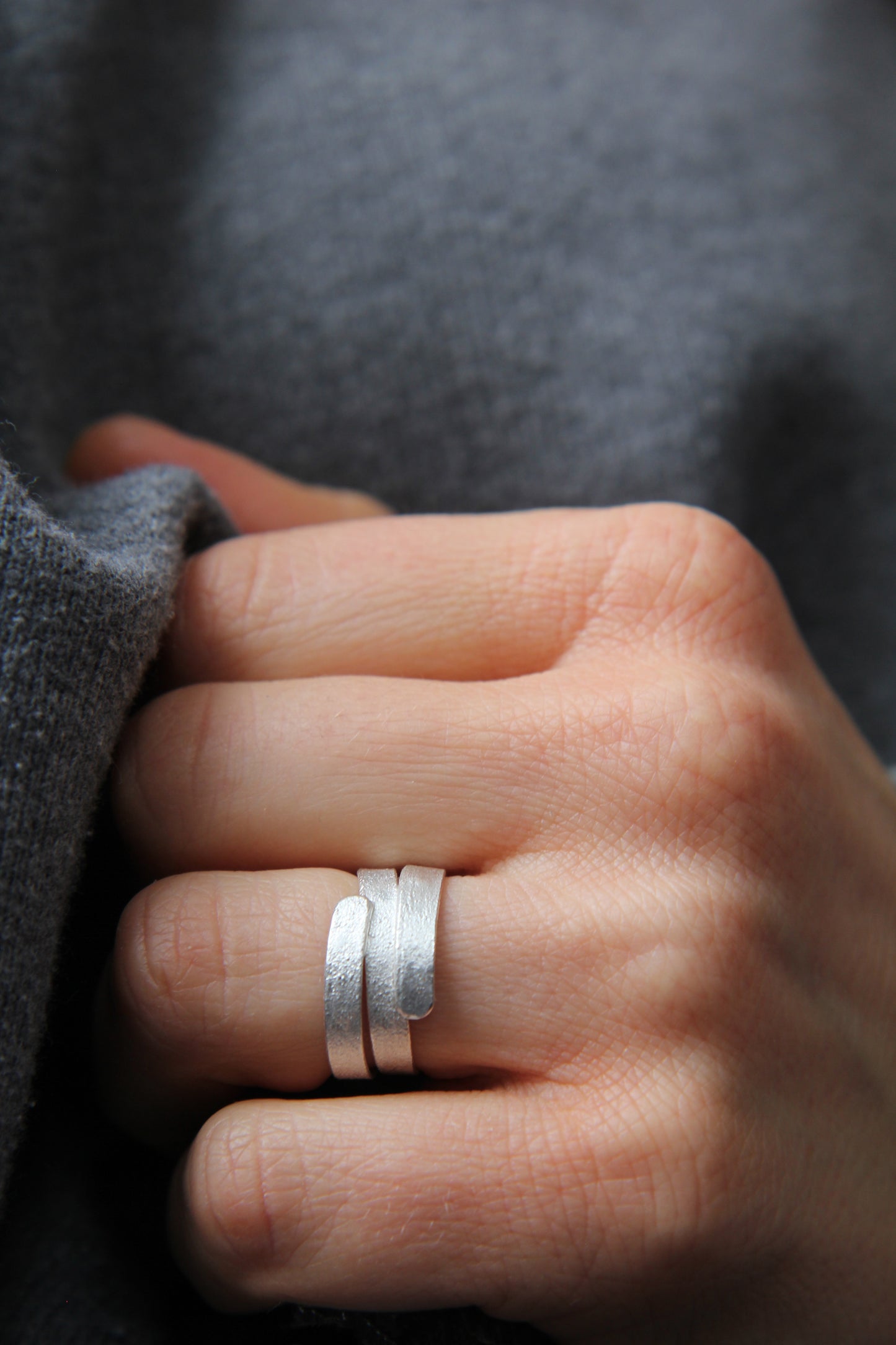 NEW! ✨ Fine Ribbon Silver Ring