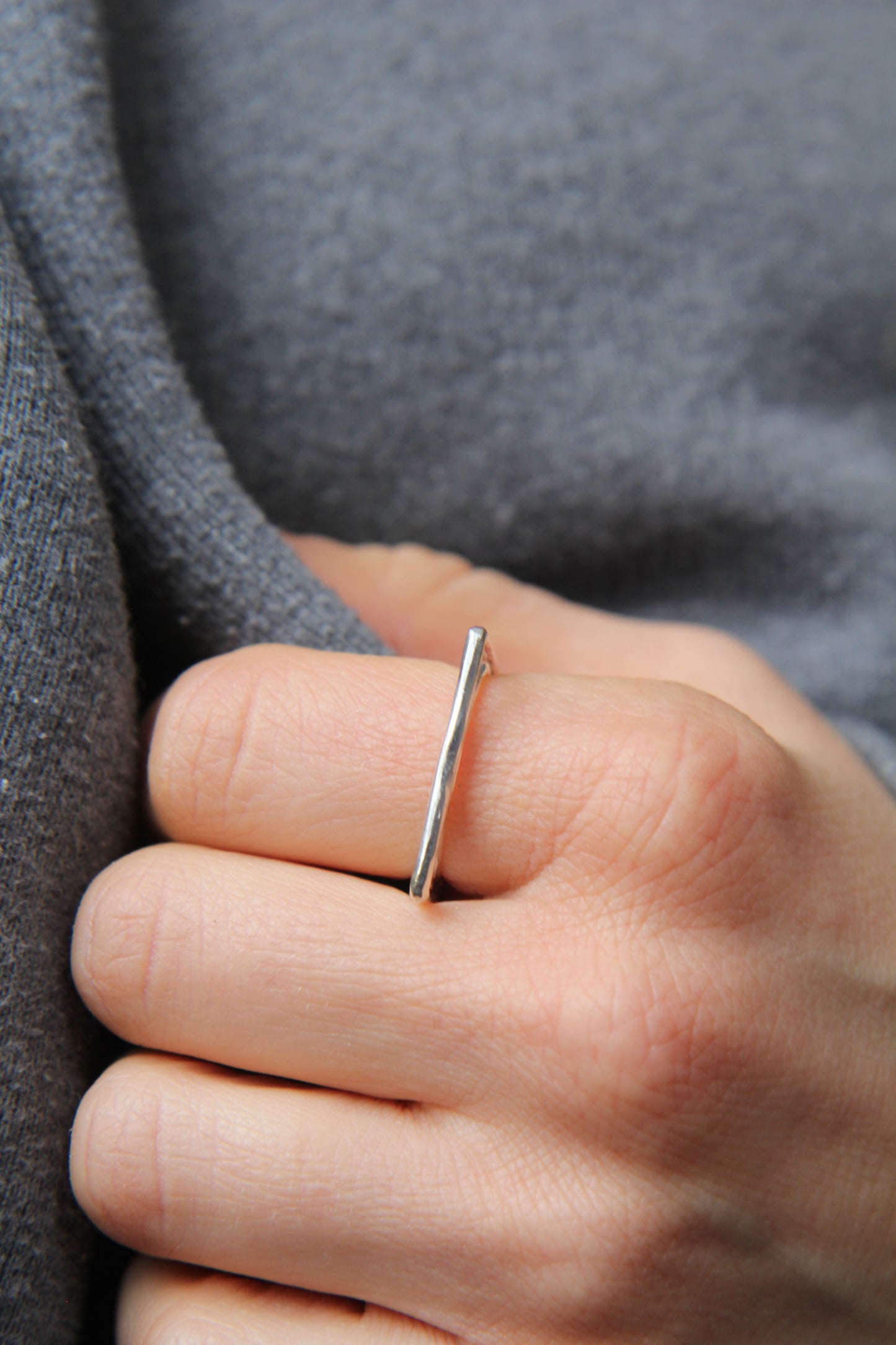 NEW! ✨ Hammered Geometric Ring