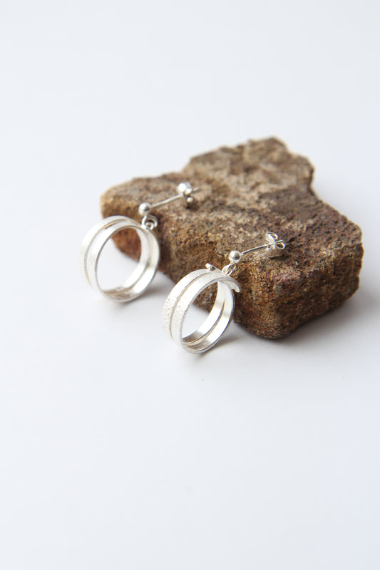 NEW! ✨ Fine Ribbon Silver Earrings