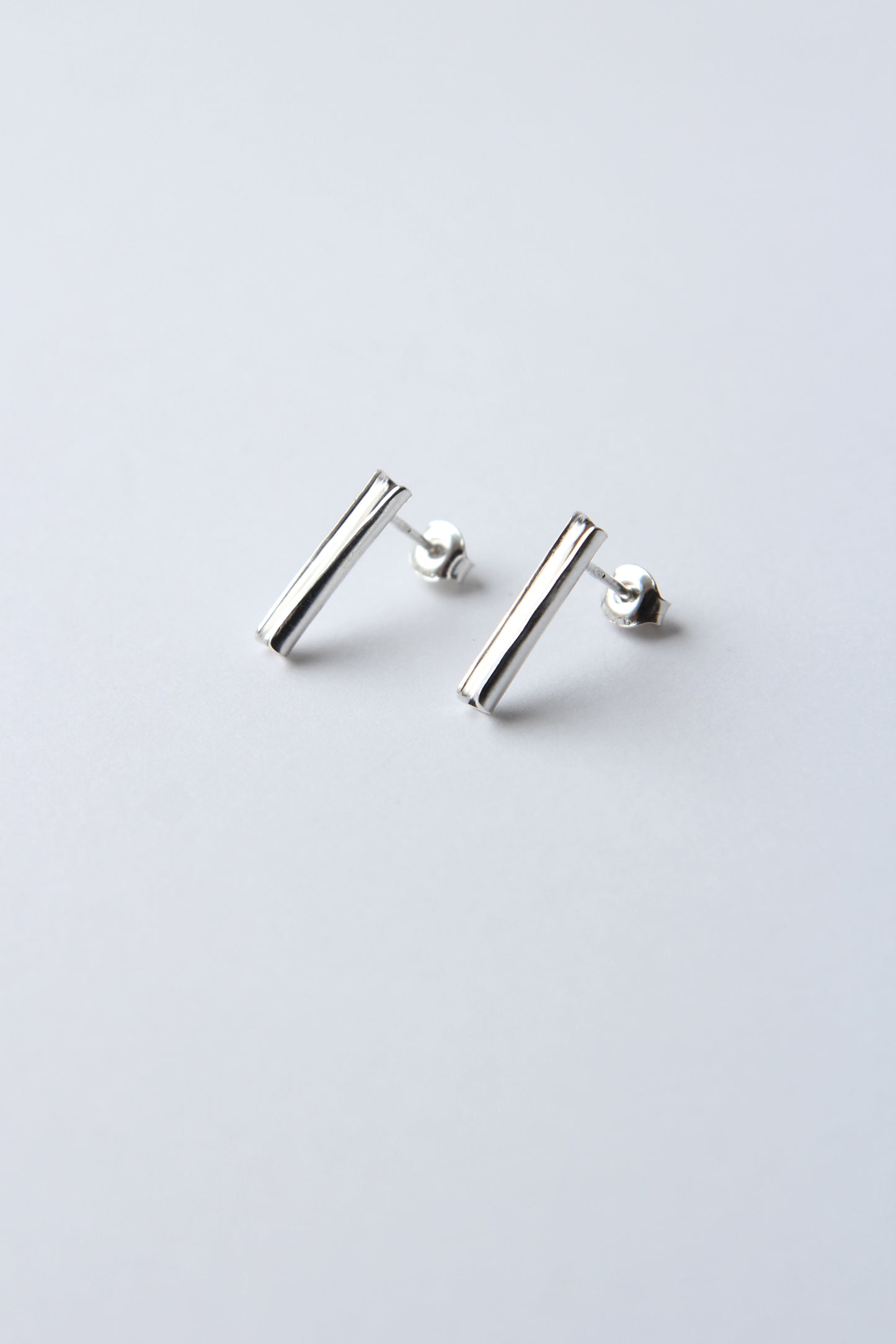 NEW! ✨ Fine Silver Tube Earrings - short