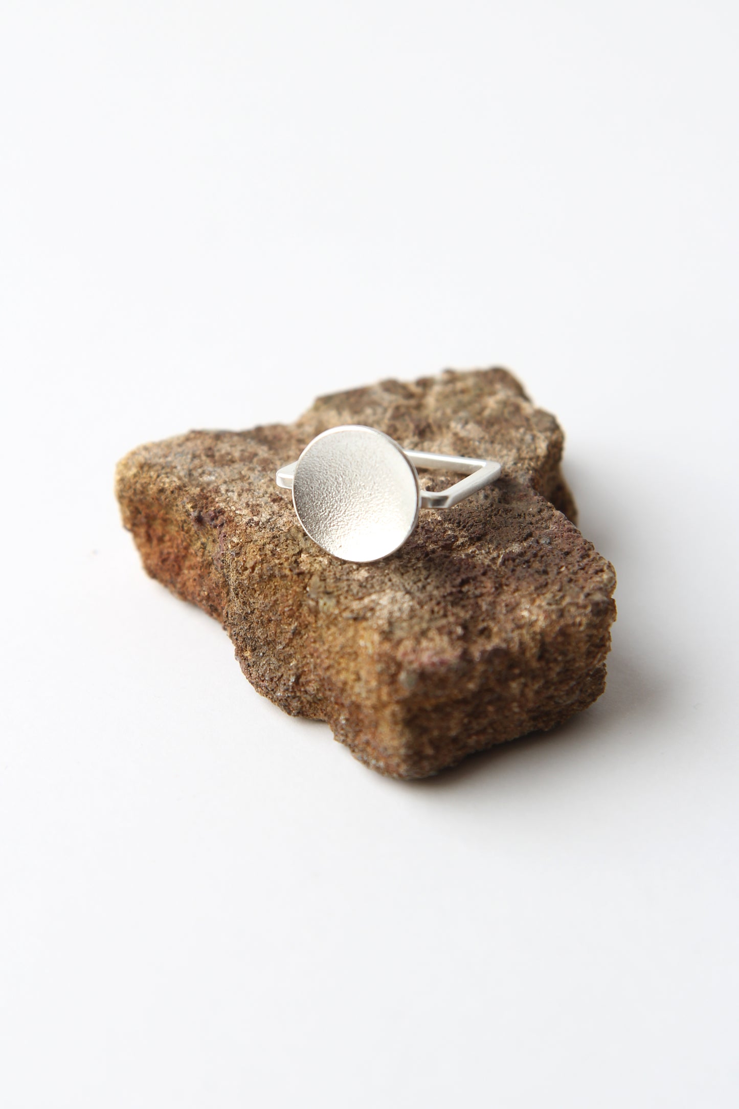 NEW! ✨ Full Moon Silver Square Ring