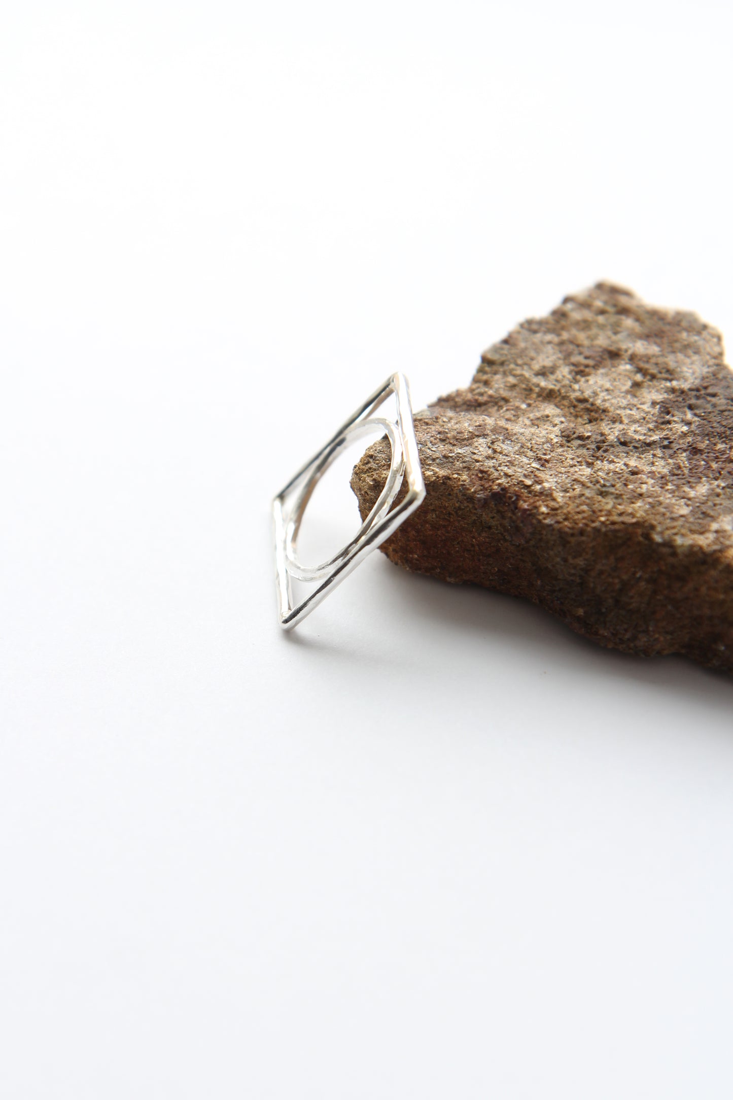 NEW! ✨ Hammered Geometric Ring