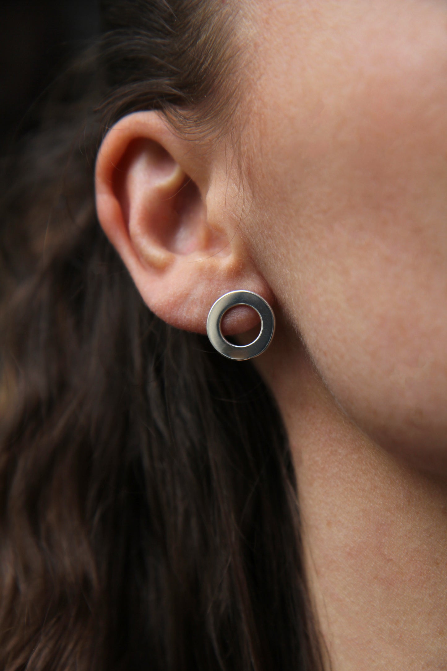 NEW! ✨ Circle & Cross Silver Chain Earrings