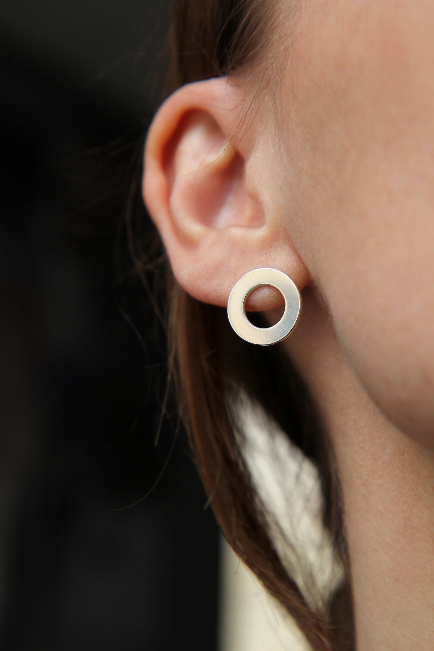 NEW! ✨ Circle Line Silver Earrings - SMALL