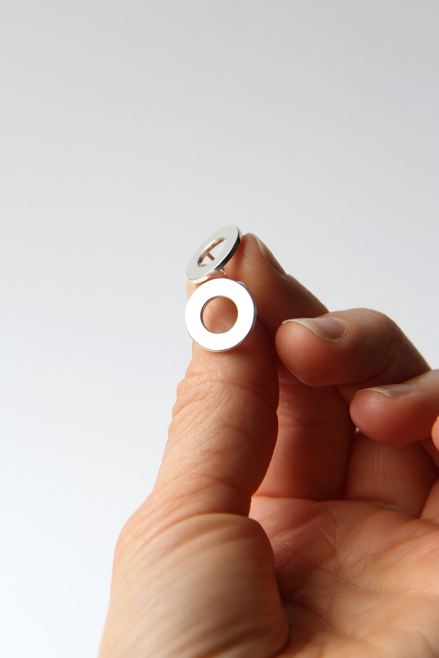 NEW! ✨ Circle Line Silver Earrings - SMALL