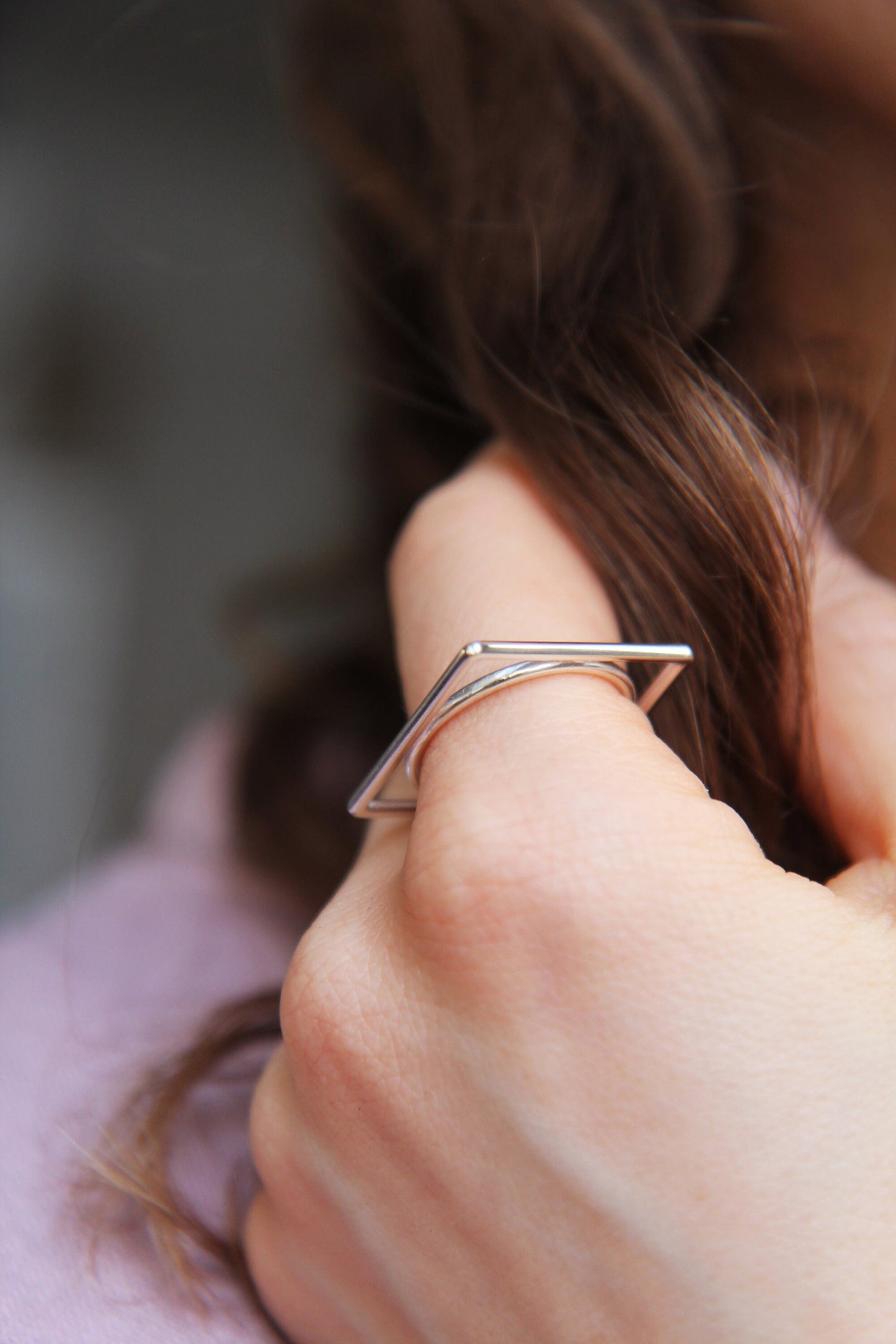 Geometric Square Ring