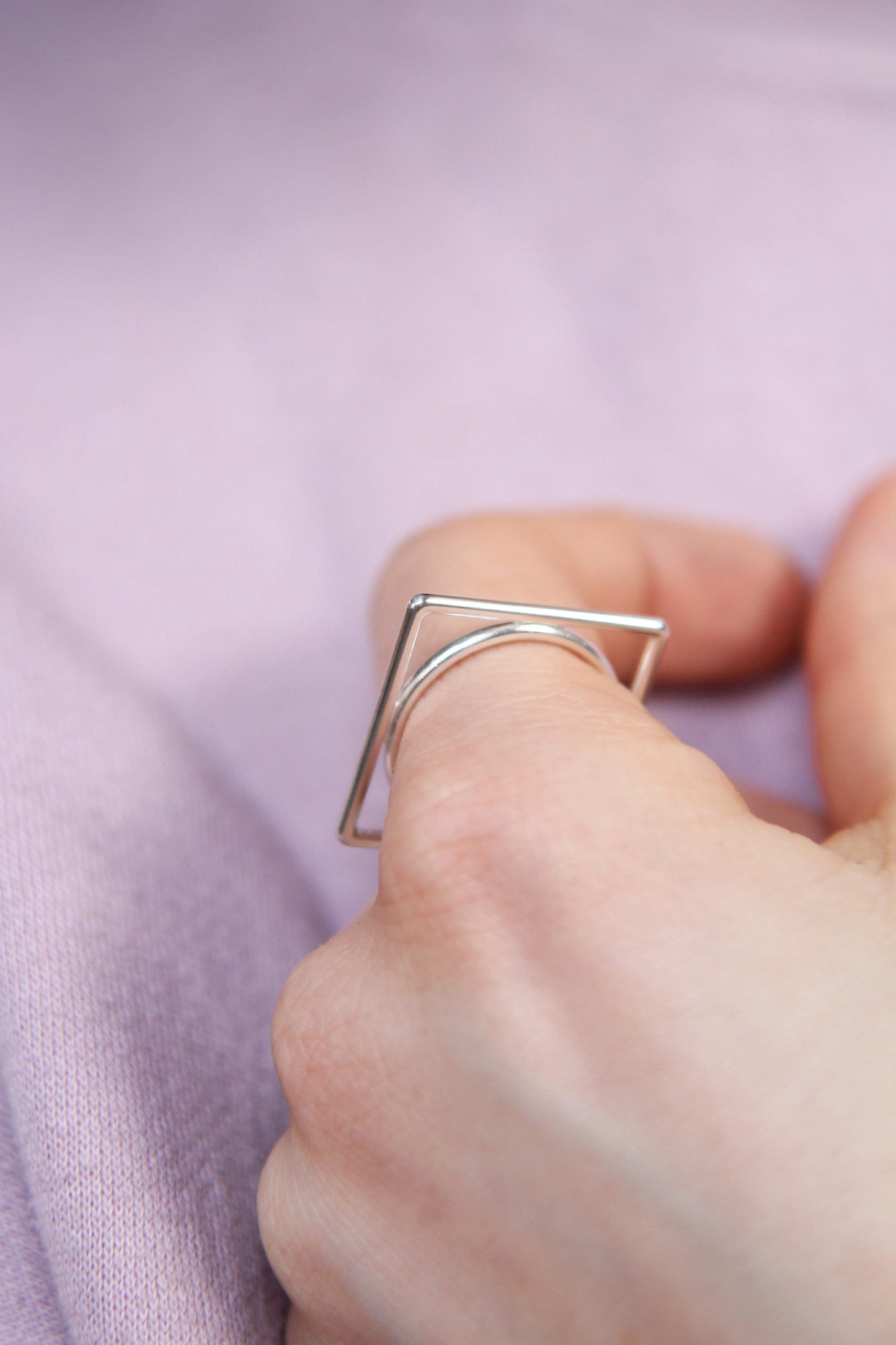 Geometric Square Ring